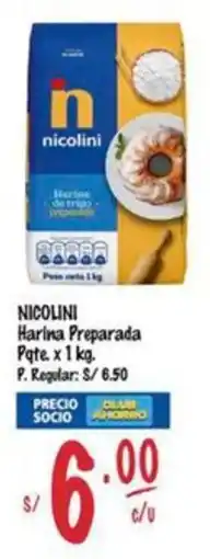 MaxiAhorro Nicolini harina preparada pate. oferta