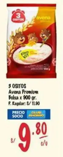MaxiAhorro 3 ositos avena premium bolsa oferta