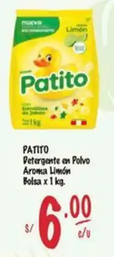 MaxiAhorro Patito detergente en polvo aroma limón bolsa oferta