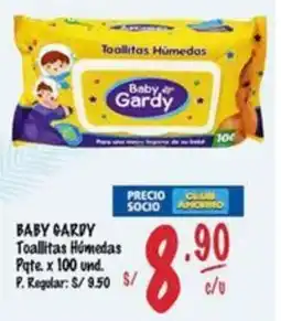 MaxiAhorro Baby gardy toallitas húmedas pqte. oferta