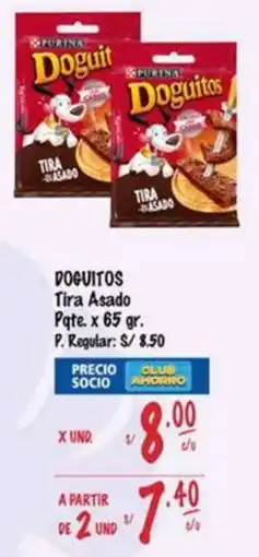 MaxiAhorro Doguitos tira asado pate. oferta