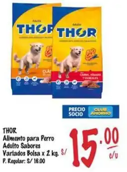 MaxiAhorro Thor alimento para perro adulto sabores variados bolsa oferta