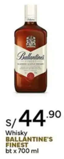 Plaza Vea Ballantine's finest whisky bt oferta