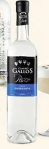Plaza Vea Cuatro gallos pisco quebranta acholado/italia bt oferta
