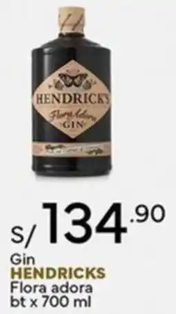 Plaza Vea Gin hendricks flora adora bt oferta