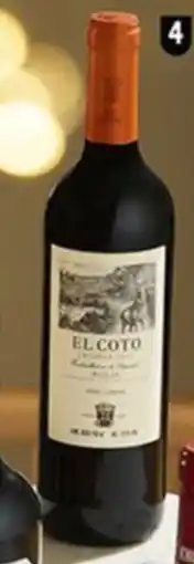 Plaza Vea El coto vino crianza bt oferta