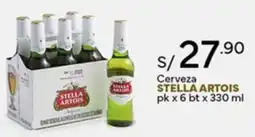 Plaza Vea Stella artois cerveza oferta