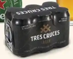 Plaza Vea Tres cruces cerveza lager oferta