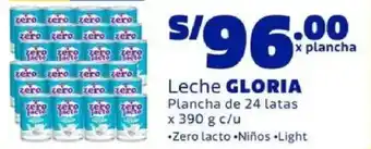 Gloria leche plancha