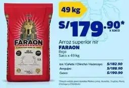 Makro Faraon arroz superior nir oferta