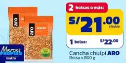 Makro Aro cancha chulpi bolsa oferta
