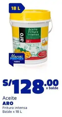 Makro Aro fritura intensa balde oferta
