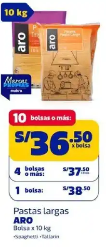 Makro Aro pastas largas bolsa oferta