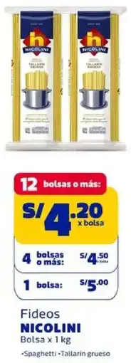Makro Nicolini fideos oferta