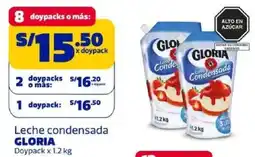 Makro Gloria leche condensada doypack oferta
