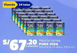 Makro Pura vida mezcla láctea oferta