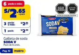 Makro Soda v galleta oferta
