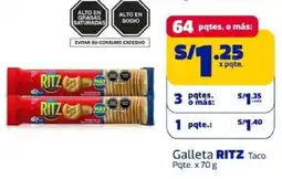 Makro Ritz galleta taco pqte. oferta