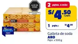 Makro Aro galleta de soda oferta