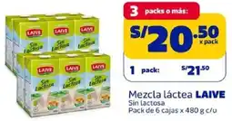 Makro Laive mezcla láctea sin lactosa oferta