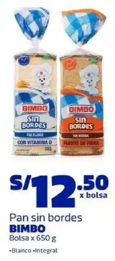 Makro Bimbo pan sin bordes bolsa oferta