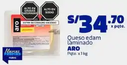 Makro Aro queso edam laminado oferta