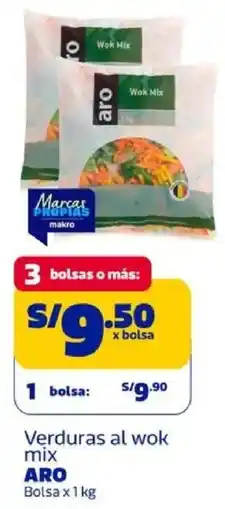 Makro Aro verduras al wok mix bolsa oferta