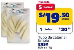 Makro Easy tubo de calamar limpio bolsa oferta