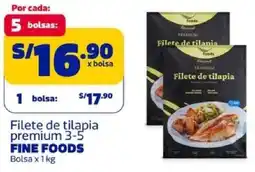 Makro Fine foods filete de tilapia premium oferta