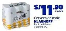 Makro Klauhoff cerveza de maíz oferta