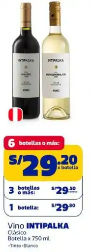 Makro Intipalka vino clásico botella oferta