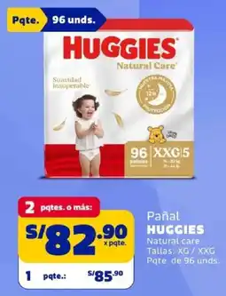Makro Huggies pañal natural care oferta