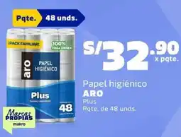 Makro Aro papel higiénico plus oferta