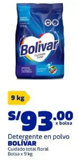 Makro Bolívar detergente en polvo cuidado total floral bolsa oferta