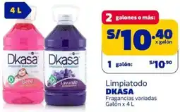 Makro Dkasa limpiatodo fragancias variadas galón oferta