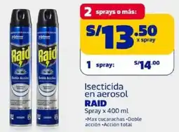 Makro Raid isecticida en aerosol spray oferta