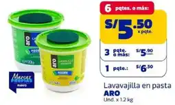 Makro Aro lavavajilla en pasta oferta