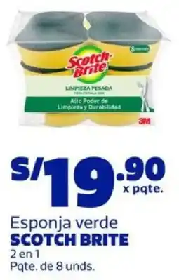 Makro Scotch brite esponja verde oferta
