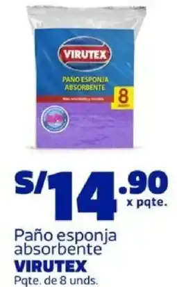 Makro Virutex paño esponja absorbente oferta