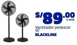 Makro Blackline ventilador pedestal oferta