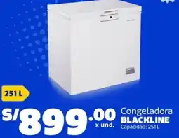 Makro Blackline congeladora oferta