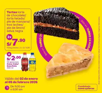 Tortas + Coca-Cola / Inca Kola