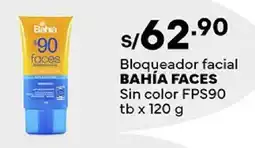 Plaza Vea Bahía Faces sin color FPS90 oferta