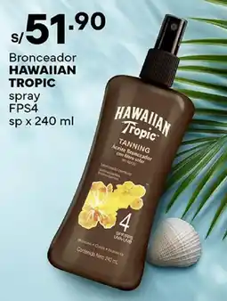 Plaza Vea Hawaiian Tropic spray FPS4 oferta