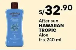 Plaza Vea Hawaiian Tropic After Sun aloe oferta