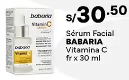 Plaza Vea Babaria sérum facial vitamina c fr oferta