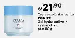 Plaza Vea Pond's crema de tratamiento vs manchas pt oferta