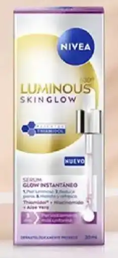 Plaza Vea Nivea sérum luminous 630 skin glow fr oferta
