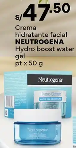 Plaza Vea Neutrogena crema hidratante facial hydro boost water gel pt oferta
