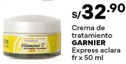 Plaza Vea Garnier crema de tratamiento express aclara fr oferta